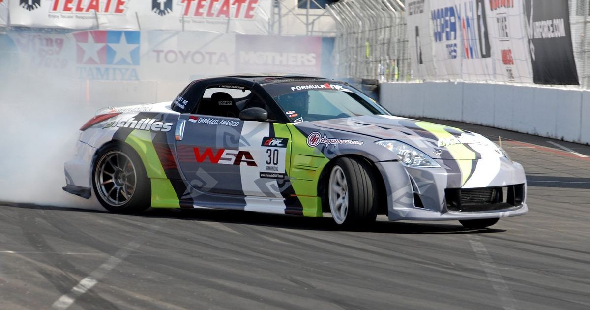 A Formula Drift competition event