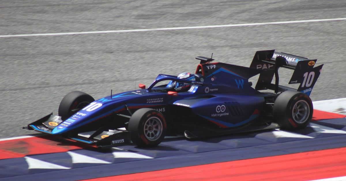 A junior single-seater racing at the 2023 Austrian round
