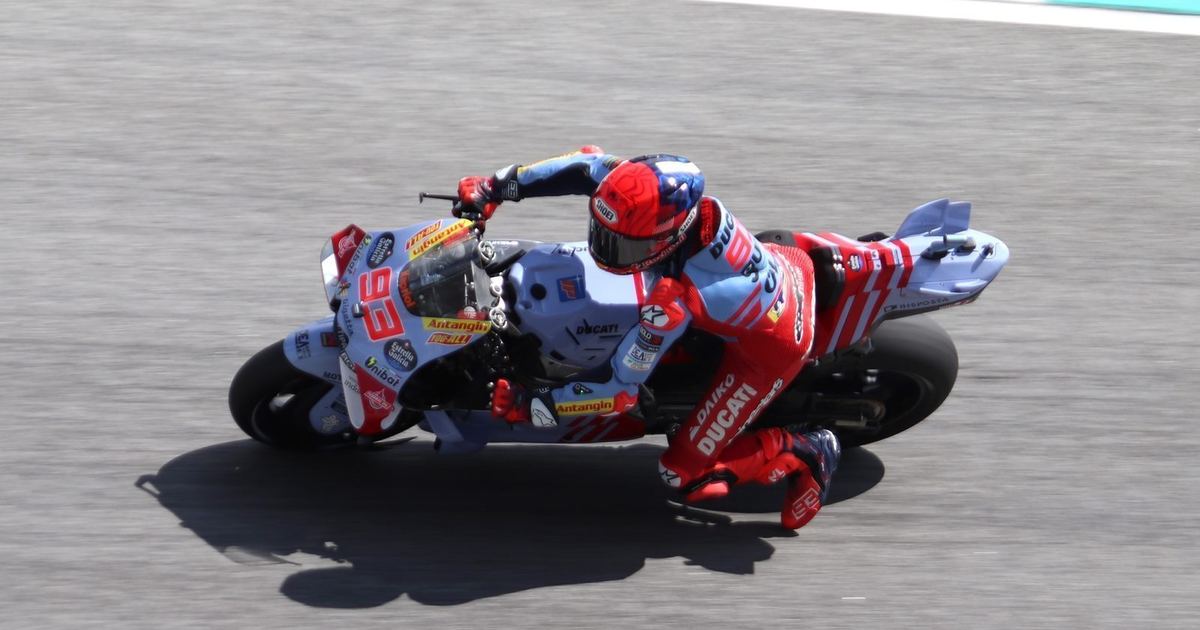 MotoGP riders racing at the 2024 Malaysian Grand Prix