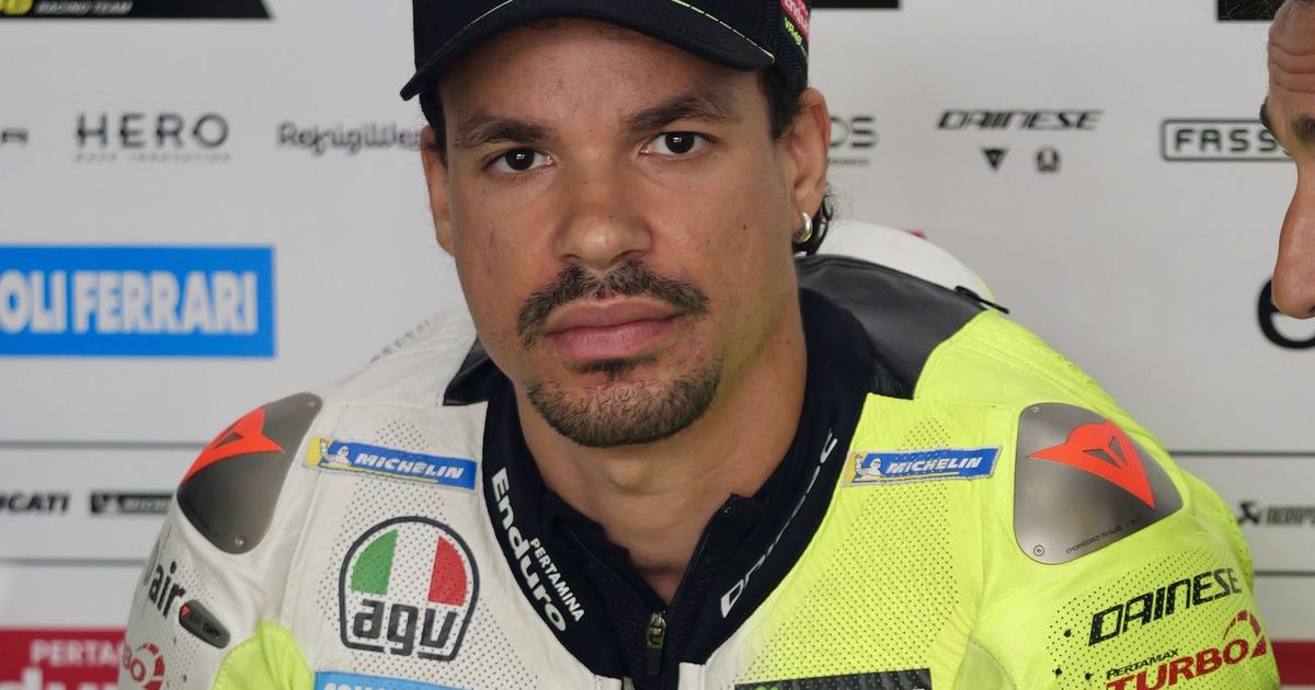 Franco Morbidelli in his VR46 Racing Team leathers at the 2025 Malaysian Grand Prix