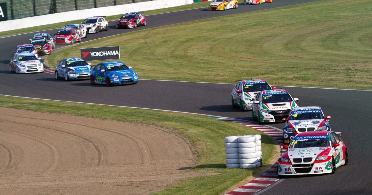 a close-up of a touring car's bodywork or cockpit, illustrating NGTC or TCR technical elements