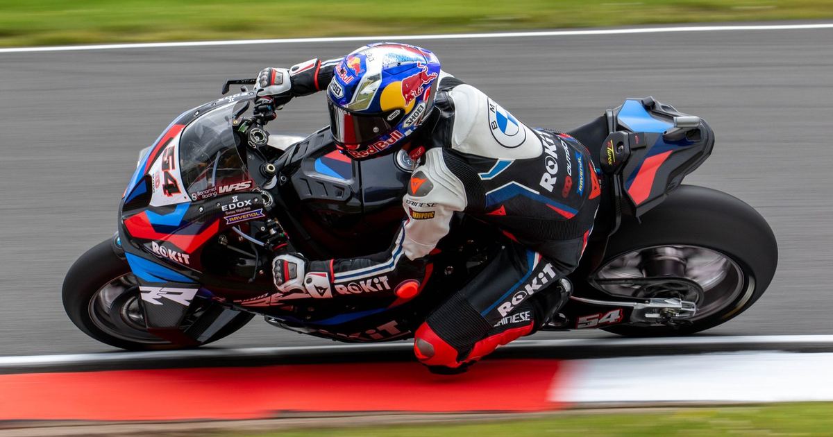 a World Superbike machine from an earlier era, illustrating the championship's history