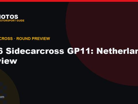 2026 Sidecarcross World Championship: GP11 Netherlands Preview