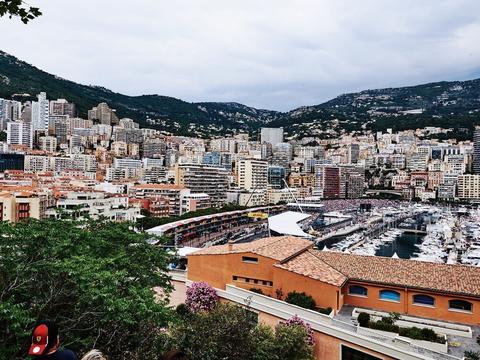 F1 cars racing through the streets of Monaco