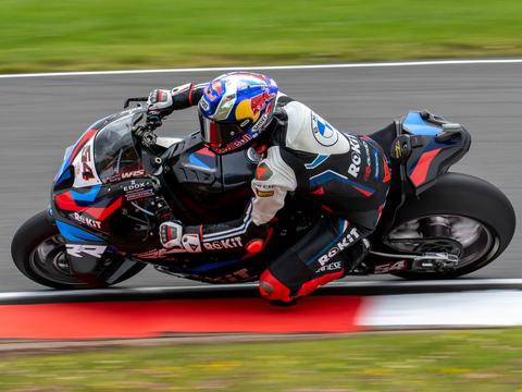 a World Superbike machine from an earlier era, illustrating the championship's history