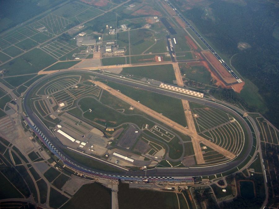 Talladega Superspeedway in Alabama, NASCAR's largest track by length and site of some of the sport's highest recorded speeds.