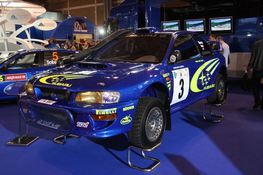 A rally car competing on the demanding gravel terrain of the Safari Rally in Kenya, illustrating the surface variety a new WRC fan will encounter across a season