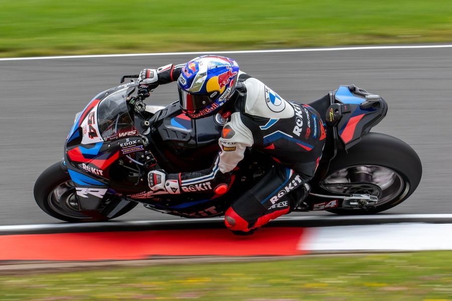 a World Superbike machine from an earlier era, illustrating the championship's history
